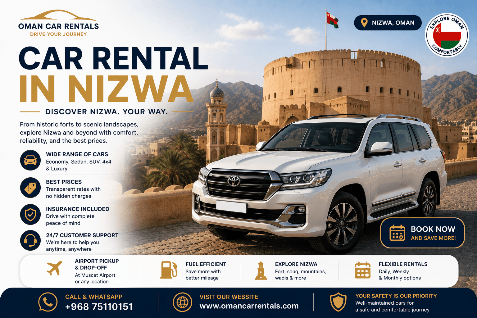 Car Rental in Nizwa