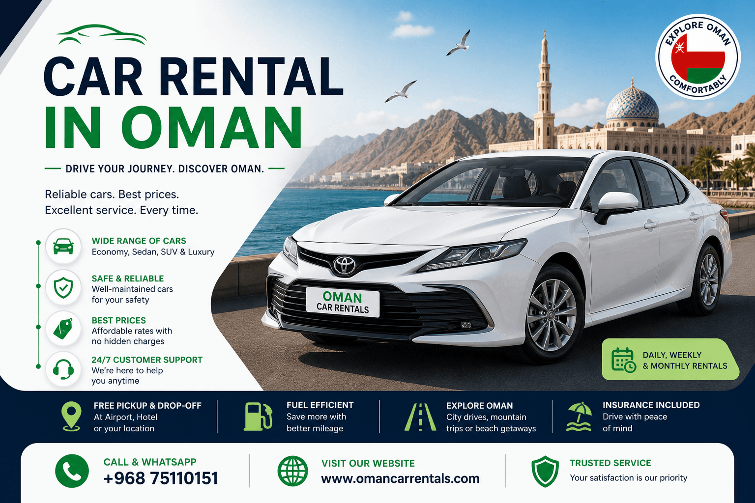 Car Rental in Oman
