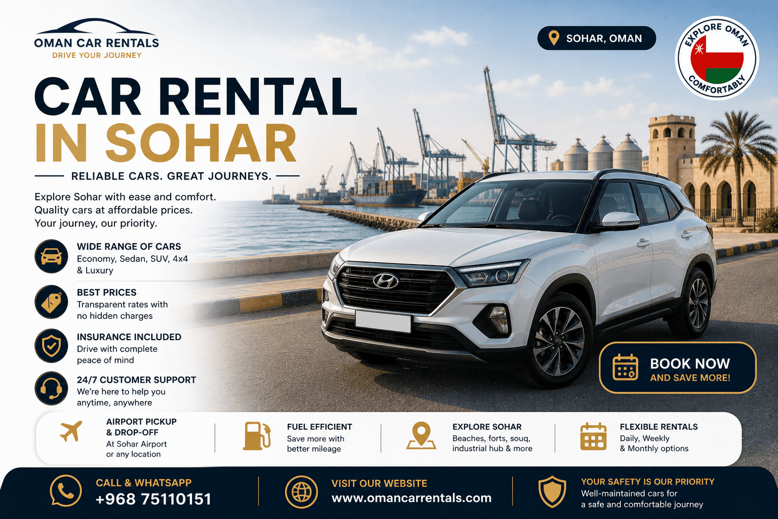 Car Rental in Sohar