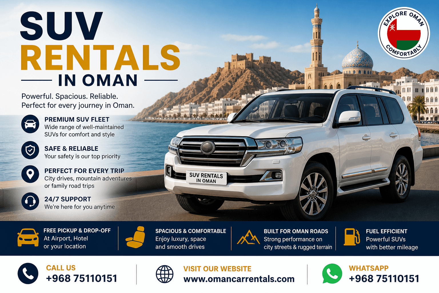 SUV Rental in Oman